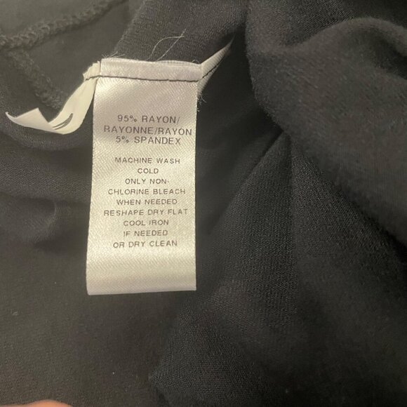 Loft Womens Sleeveless Shift Dress Knee Length Black Size Small - Picture 9 of 9